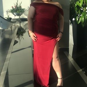 Long Red Prom Dress